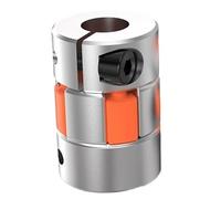 Accouplement flexible en aluminium à 4 mâchoires D55L78 - Arbre d'accouplement flexible for moteur à araignée for applications CNC(12x22mm)