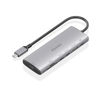 Accouplement USB Type-C Aisens ASUC-7P031-GR- 1xHDMI- 1xUSB- 2xUSB Type-C-1xLecteur de Cartes- 1xUSB Type-C PD- Gris