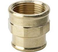 Accouplement Viega 271855 Rp 2 1/2 x Rp 2, laiton rouge, réduit