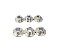 Accouplements à brides rigides， 1 pièce 3 mm 3,17 mm 4 mm 5 mm 6 mm 6,35 mm 7 mm 8 mm 10 mm 11 mm 12 mm 14 mm accouplement à bride rigide connecteur de coupleur d'arbre de guidage de moteur(7mm)
