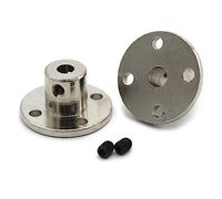 Accouplements à brides rigides, Accouplement à bride rigide for arbre de guidage de moteur en acier n° 45, connecteur de support de roulement 3 mm/3,17 mm/4 mm/5 mm/6 mm/6,35 mm/7 mm/8 mm(10mm 1Pcs)