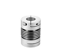 Accouplements à soufflet Accouplement à soufflet D25 L37, arbre sans jeu, générateur de servomoteur en métal, ressort à soufflet rapide, Couples en alliage d'aluminium(Hole size11x11mm)