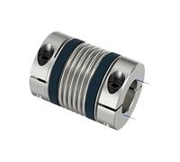 Accouplements à soufflet Accouplement d'arbre D40 L50/58 soufflet coupleur de moteur Flexible CNC en aluminium haute élasticité Joint universel imprimante 3D Cardan(LB-B-D40L58-8X9)