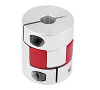 Accouplements d'Araignée D25 L30 ,Walfront Coupleur Elastique d'Accouplement Formé par Prune d'Axe Pour Moteur Pas à Pas 1PCS ( 7mm-11mm )