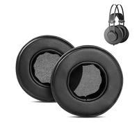 ACCOUTA Coussinets d’Oreille Remplacement Compatible avec AKG K52 K72 K92 K240 Casques d'écoute Oreillettes et Coussinets avec Premium Cuir protéiné et Mousse à mémoire