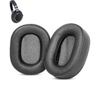 ACCOUTA Coussinets d’Oreille Remplacement Compatible avec Audio-Technica ATH-MSR7 ATH-MSR7BK Casques d'écoute Oreillettes et Coussinets avec Plus Doux Cuir et Mousse Haute densité