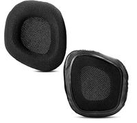 ACCOUTA Coussinets d’Oreille Remplacement Compatible avec Corsair Void Pro RGB SE Wireless Gaming Casques d'écoute Oreillettes et Coussinets avec Respirant Tissu et Mousse à mémoire