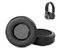 ACCOUTA Coussinets d’Oreille Remplacement Compatible avec JBL Synchros S400BT Casques d'écoute Oreillettes et Coussinets avec Perforé Cuir protéiné et Mousse Haute densité