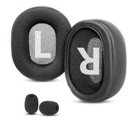 ACCOUTA Coussinets d’Oreille Remplacement Compatible avec Roccat Khan Aimo 7.1 /Khan Pro Surround Gaming Casque Audio Oreillettes et Coussinets avec Respirant Tissu et Mousse à mémoire