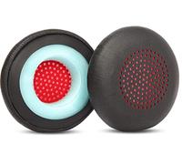 ACCOUTA Coussinets de Remplacement de première qualité compatibles avec Le Casque Poly Voyager Focus UC/Voyager Focus 2 UC Coussinets d'oreille en Cuir protéiné et Mousse à mémoire de Forme