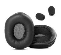 ACCOUTA Coussinets de Remplacement pour Sennheiser PC131, PC8, PC7, PC2, PC3, PC5 Casques Mono USB - Cuir protéique Doux avec Mousse mémoire, Coussinets d'oreille Confortables