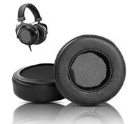 ACCOUTA Coussinets d'oreille Compatible avec Beyerdynamic Custom One Pro Plus Headphone Coussinets d'oreille de Rechange en Cuir protéiné Doux et Respirant avec Mousse à mémoire de Forme