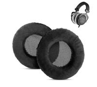ACCOUTA Coussinets d'oreille Compatible avec Beyerdynamic DT770 DT990 DT770 Pro DT990 Pro Headphones Coussinets d'oreille de Rechange en Tissu Doux et Chaud avec Mousse Haute densité