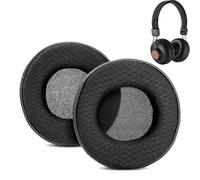 ACCOUTA Coussinets d'oreille Compatible avec House of Marley Positive Vibration 2 Wireless on Ear Headphone Coussinets d'oreille de Rechange en Tissu Durable/Cuir protéiné Respirant