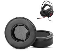 ACCOUTA Coussinets d'oreille Compatible avec HP OMEN800 OMEN 800 Headset Headphones Coussinets d'oreille de Rechange en Cuir protéiné Doux et Mousse à mémoire de Forme