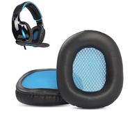 ACCOUTA Coussinets d'oreille Compatible avec Sades SA902/SA903/SA905 Headsets Coussinets d'oreille de Rechange en Cuir protéiné Doux et Mousse à mémoire de Forme