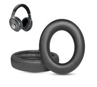 ACCOUTA Oreillettes Replacement Compatible avec Focal Bathys Bluetooth Noise Cancelling Headphones Coussinets d'oreille de Rechange en Cuir protéiné Doux et Mousse à mémoire de Forme