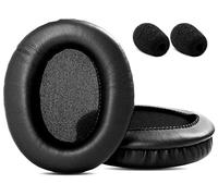 ACCOUTA Premium Oreillettes de Remplacement compatibles avec Le Casque Microsoft Lifechat LX-3000 LX3000 Oreillettes avec Cuir protéiné Plus Doux et Mousse à mémoire de Forme