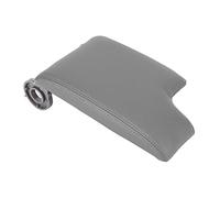 Accoutre accoudoir de console de voiture | Coussin de tampons en cuir faux pour E46 spécifique 1999-2004 | Comfort doux et installation facile | Noir/beige/gris (Grey)
