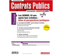 ACCP n° 259 décembre 2024 Contrats publics L'actualité de la commande et des contrats publics - Collectif - Le Moniteur - broché - Revue