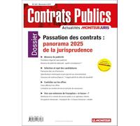 ACCP n° 269 novembre 2025: Contrats publics L'actualité de la commande et des contrats publics