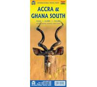 Plan d’Accra & carte du sud du Ghana | ITM - 1:23 000 / 1:525 000