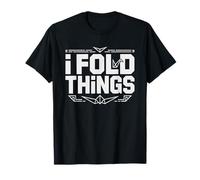 Accro À L'origami Je Plie des Choses Créateur d'art Papier T-Shirt