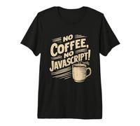 Accro au café Javascript T-Shirt Haut de Gamme