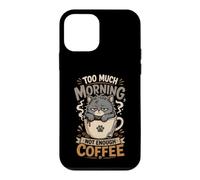 Accro au café : trop Le Matin, Pas Assez de café au Bureau Coque pour iPhone 12 Mini