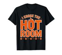 Accro Au Hot Yoga Salle Chaude Studio Chauffé Identité De T-Shirt