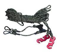 Accrochage de la bâche de bivouac Reflective Silk 10 m Tigerwood - Olive