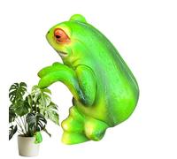 Accroche Pot,Étreignoir Grenouille pour Pots de Fleurs | Sculpture Animale Réaliste et Adorable Résistante aux Intempéries pour Bureau, Maison, Jardin, Décors Féeriques, Plates-Bandes Florales