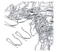 Accroche Rideau,80 PCS Crochet Rideau Rail en Acier Inoxydable Blanc Rail de Rideau Planeurs Rideau Crochets Coulissants pour Suspendre Rideau de Douche Mobile Rideau de Fenêtre