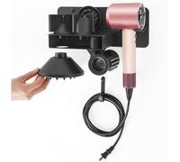 Accroche sèche-cheveux métallique mural sans perçage, compatible Dyson Supersonic Nural Label