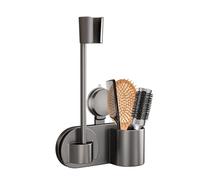 Accroche Sèche-Cheveux - Ventouse anti-glisse peu encombrante | Support mural pour sèche-cheveux - Rangement pour maison, appartement, hôtel, chambre, salle de bain, douche, WC, femme, épouse et amie.