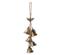 Accroche-Sonnette de Porte - Carillons éoliens rustiques de sorcière, Ornement de Porte à Suspendre, pièce décorative spirituelle | Clochettes protectrices de sorcière au Son Clair pour l'entrée d'un