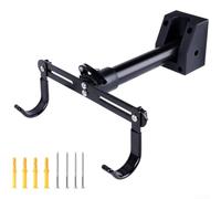 Accroche Vélo Mural Alliage pour robuste Charge 20kg Accroche | Construction alliage , fixation murale stable, boulons inclus, mat, garage et cave