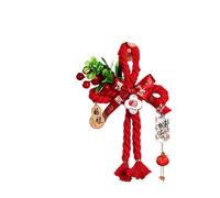 accrocher l'année, Pendentif de Porte Suspendu Multicolore, Festival du Printemps du Nouvel an 2026, nœud Chinois(Trumpet-shishiruyi)