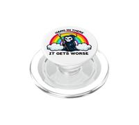 Accrochez-Le là, ça s'aggrave, la Mort Arc-en-Ciel PopSockets PopGrip pour MagSafe
