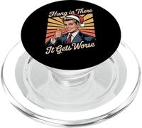 Accrochez-Vous, ça Devient Encore Pire en Disant Un Noël Sarcastique PopSockets PopGrip pour MagSafe