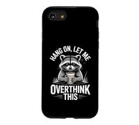 Accrochez-Vous, Laissez-Moi trop Penser à ce Raton Laveur Coque pour iPhone SE (2020) / 7/8