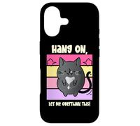 Accrochez-Vous, Laissez-Moi trop Penser à ce surpenseur Amusant Coque pour iPhone 17