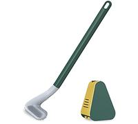 ACCROL Brosse De Toilette De Golf, Brosse De Toilette À Long Manche, Brosse De Toilette En Silicone De Golf, Brosse De Nettoyage Sans Impasse, Brosse De Toilette De Salle De Bain Et Ensemble De Suppor