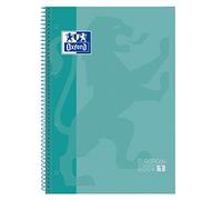Accs Cahier micro perforé A4 80 feuilles 5 x 5 Menthe