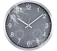 ACCSHINE Horloge Exterieure Etanche Jardin Piscine Waterproof Outdoor Clock | Pendule Extérieure Étanche Jardin, 30cm Gris Horloge Murale, Horloge Extérieur Silencieuse, à Piles, Salon, Cuisine