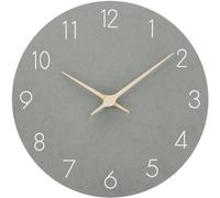 ACCSHINE Horloge Murale en Bois - sans tic-tac - Silencieuse -Design Moderne - 30 cm - Grande numerique Digitale à Quartz - Facile à Lire - pour Chambre, Maison, Cuisine, Chambre à Coucher, Bureau
