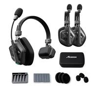 Accsoon Como II Intercom sans Fil 3 Personnes, kit Full-Duplex (1H2R), réduction Bruit ENC+IA, autonomie 17h pour cinéma, événements Live et équipes de Production