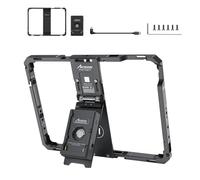 Accsoon iPad PowerCage II avec Adaptateur de Batterie ACC04 NP-F, iPad Cage pour iPad - Gen 5, 6, 7, 8, 9, 10 iPad Air - Gen 3, 4, 5 iPad Pro - 9,7 Pouces, 10,5 Pouces, 11 Pouces (Gen 1, 2, 3, 4)