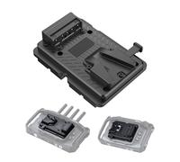 Accsoon V-Mount Plaque adaptateur de batterie pour moniteur de champ CineView M7 Pro/M7 - Fermeture à changement rapide, compatible avec la plupart des batteries V-Mount - Léger et portable pour film