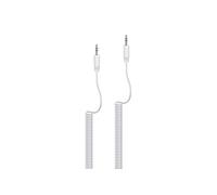 Accsup CABLE SPIRALE JACK 3,5 / JACK 3,5 1,5M BLANC